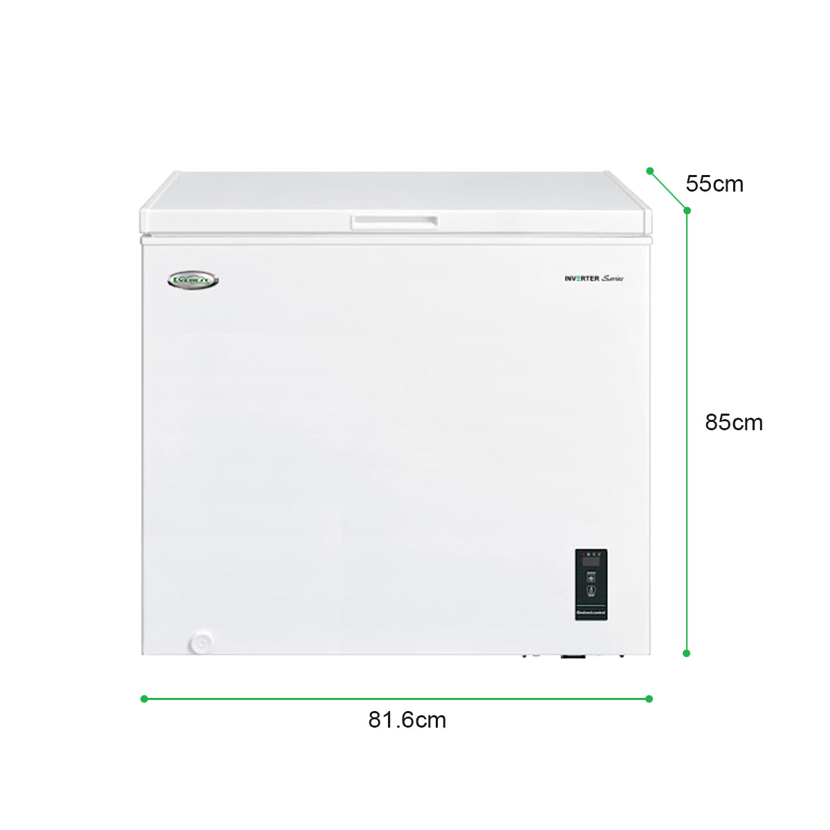 Everest Chest Freezer Inverter 7.6 cu.ft. - ETCF076IV/M