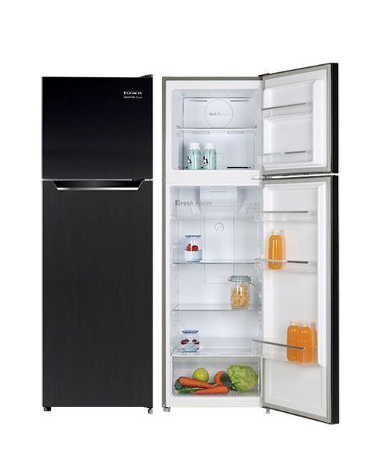 EVEREST 9.5 cu.ft. Two-door no-frost inverter refrigerator|Energy Efficient Inverter Compressor|Multi Air Flow Cooling System Stylish Interior LED Light| 5.6f.t|46kg.|ET2RN268IV/C