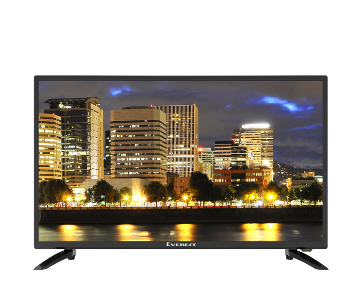 EVEREST 32" LED TV|UC Pro-Engine Video Processor|Analog Tuner|Ultra Narrow Bezel|2x HDMI Input|2x USB Input (Media Center)|Wide Color Gamut|AV In/Audio Out|Earphone Out|VGA + PC Audio|ET32A06
