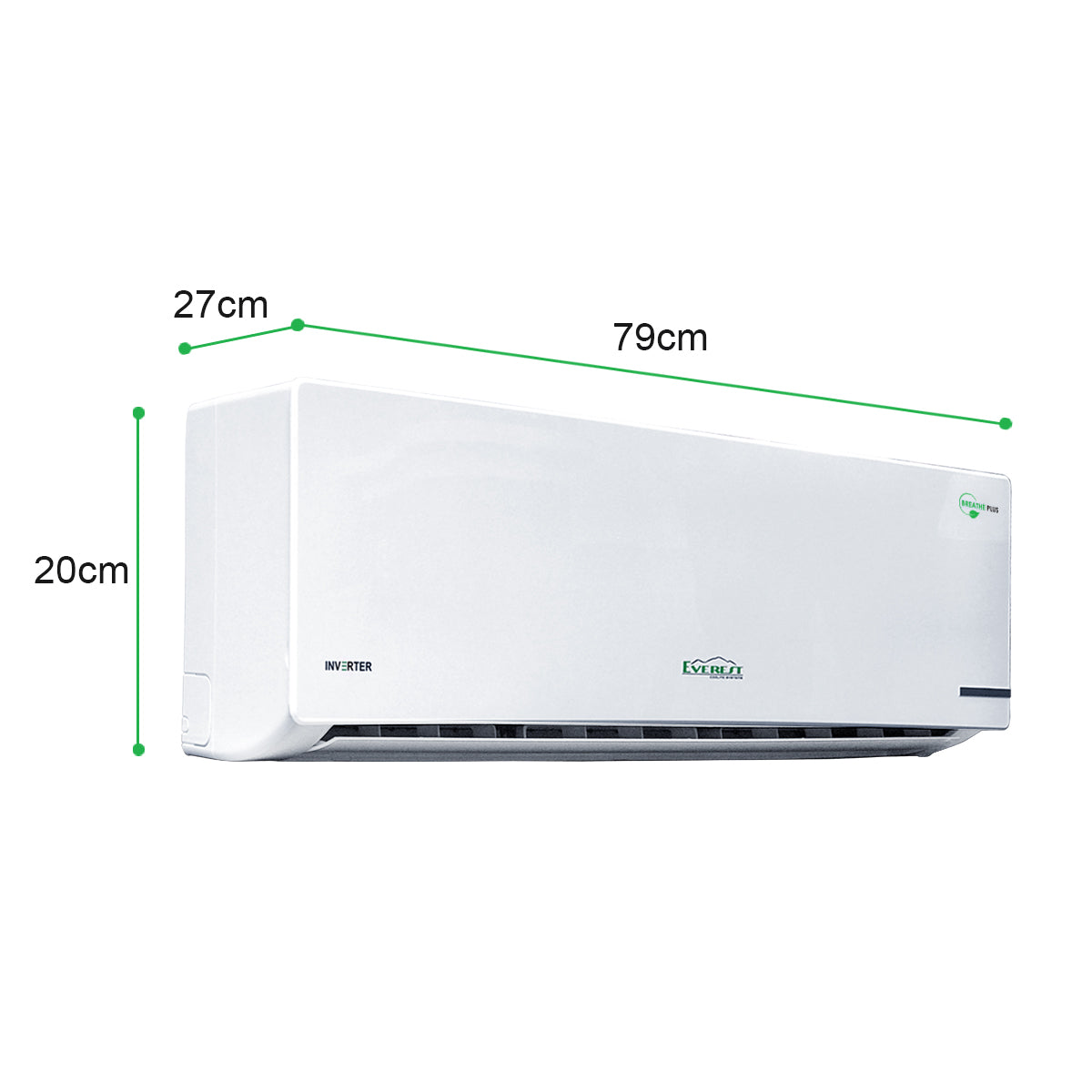 1.0 HP Split Type Wall Mounted Inverter Aircon with UV and Wifi