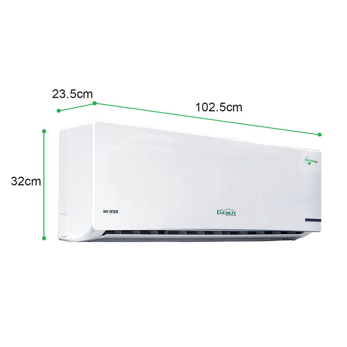 2.5 HP Split Type Wall Mounted Inverter Aircon with UV and Wifi