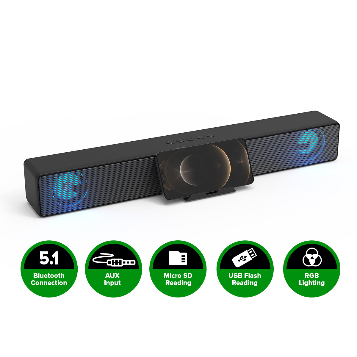 Everest Bluetooth Soundbar - ETSB10W