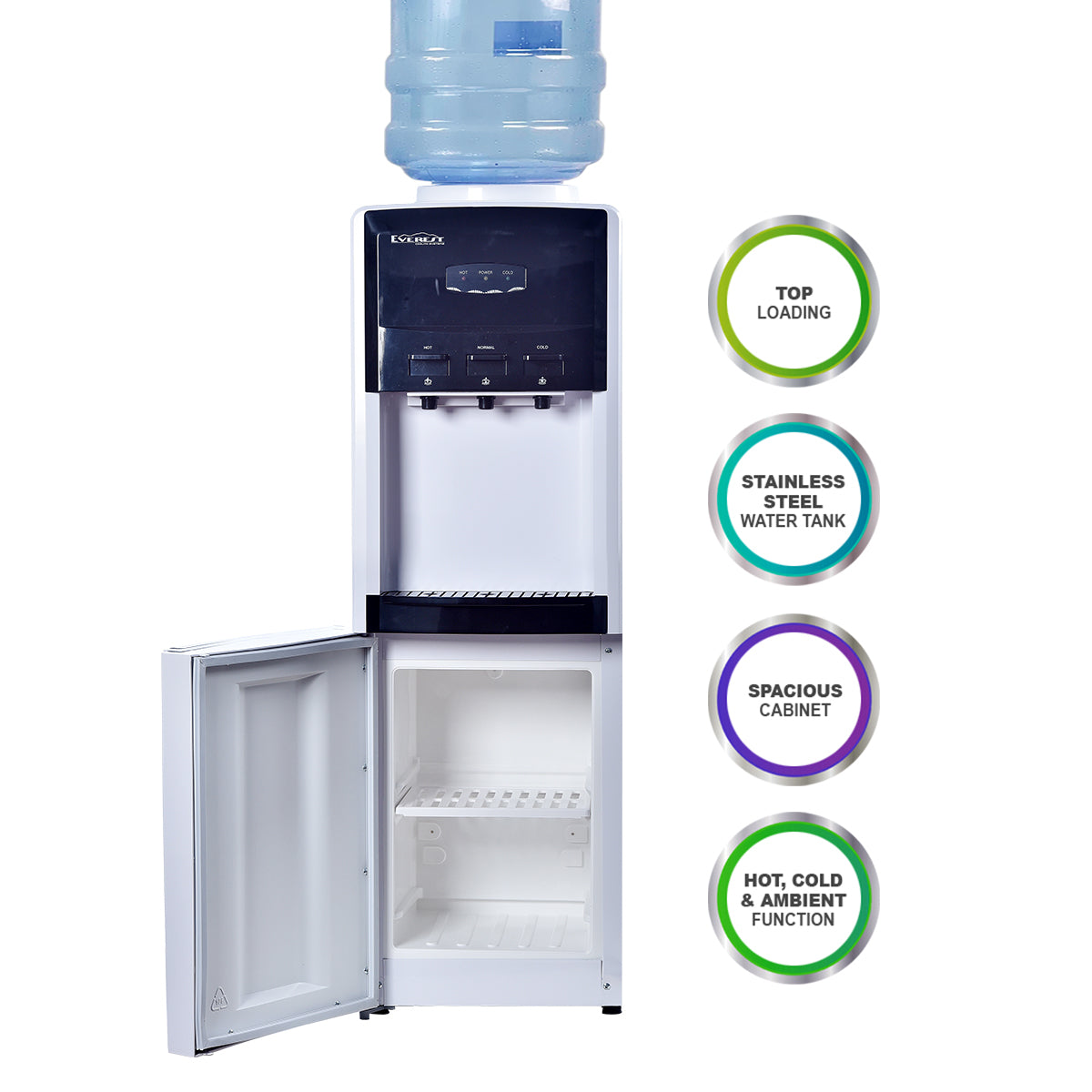 Hot, Cold and Normal with Bottom Compartment