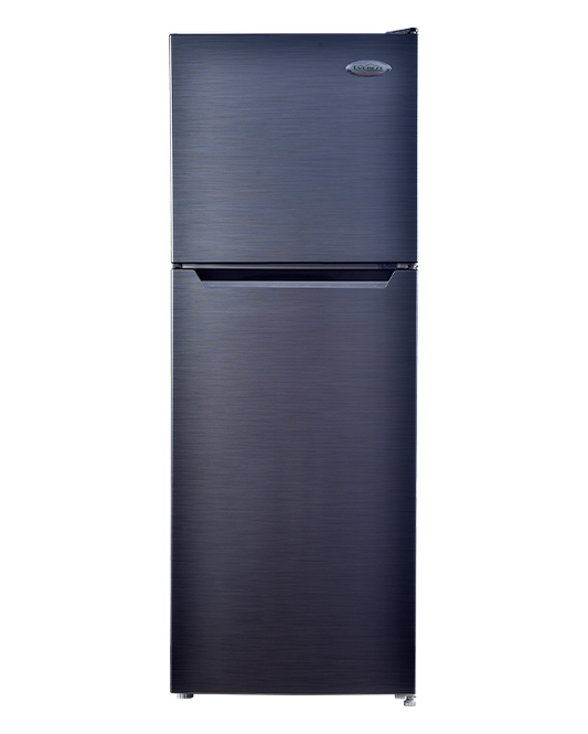 4.9 cu.ft. Two-door Refrigerator | mechanical temperature control | recessed handle | 2 wire shelves | 1 wire freezer shelf | 1 crisper drawer with cover | adjustable front leg