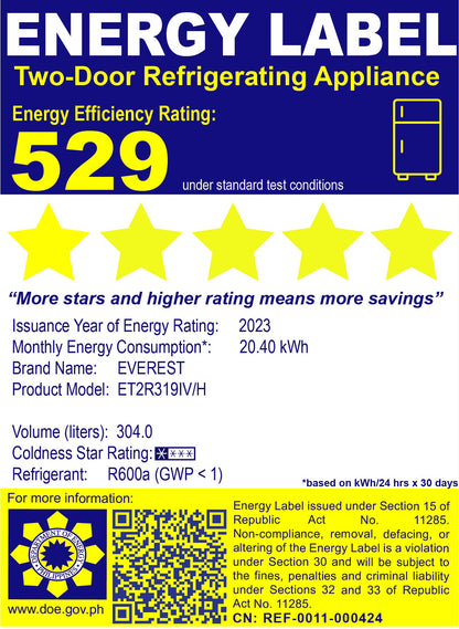 11.3 cu. ft. Two Door Defrost Inverter