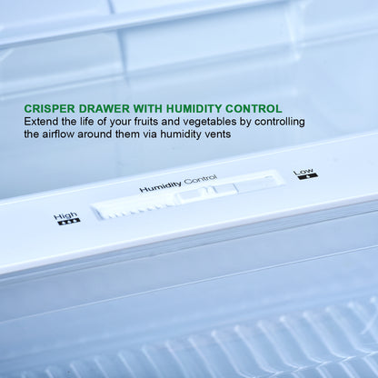 7.8 cu.ft. 2 Door no frost inverter ref | No Frost | Electronic Temperature Control | (187V-254V) | LED Light | Reversible Door with Magnetic Door Seal | Glass Shelf | Crisper Drawer | 4.8ft | 42kg| ET2RN218IVB