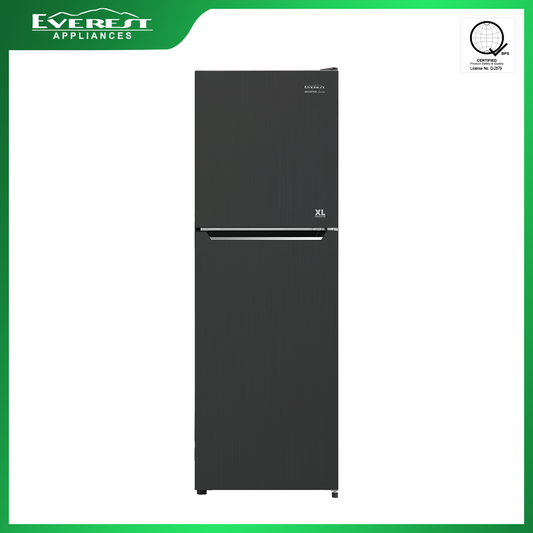 Everest Refrigerator XL Freezer 8.2 cu.ft. Inverter Series | Extra Large Freezer | Tri- Section Storage w/ Dual Wire Shelves | Frost Control | R600a Refrigerant | ET2RX231IV
