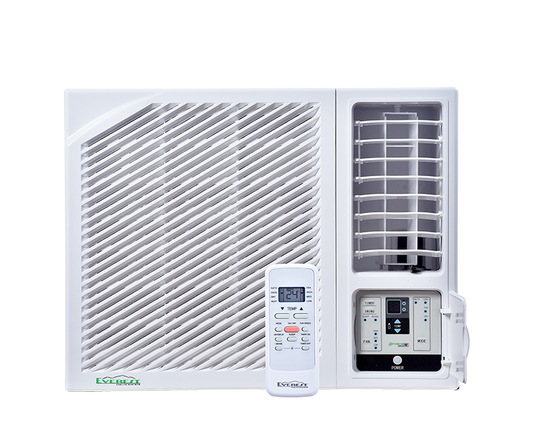 2.0 HP Window Type Aircon | automatic with remote control | non-inverter | fast & high cooling capacity | r32 refrigerant | healthy air filter | horizontal air swing | soft touch control panel | easy removal panel & filter | application area: 24-34 sqm