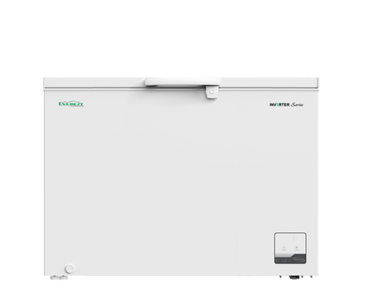 11.0 cu.ft. Chest Freezer Inverter|digital temperature control|solid top door  with sliding glass|handle with key lock|energy efficient|fast cooling|clean back design|inner white cabinet|2.8ft.|38kg|ETCF110IV/C
