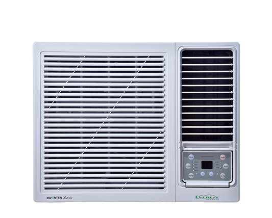 1.0 HP Window Type Inverter Series | full dc | compact design | remote control | r32 refrigerant | saves up to 60% of power consumption | energy efficient | healthy air filter| timer function | application area: 12-16 sqm.