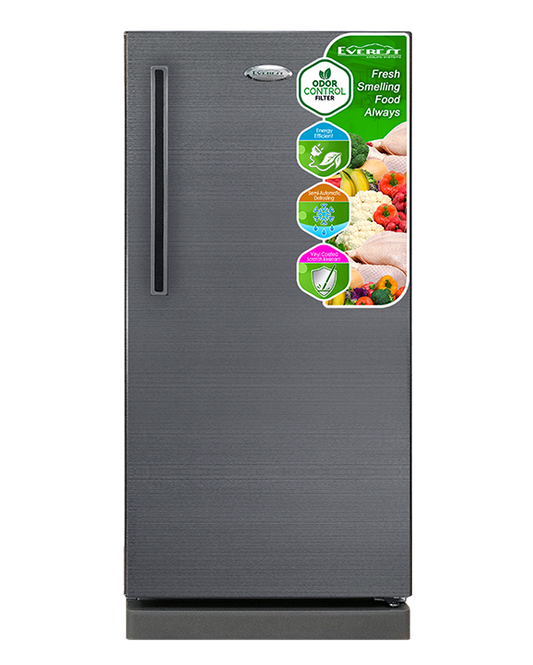 5.5 cu.ft. Single Door Refrigerator | semi-automatic defrosting | r600a refrigerant | vinyl coated