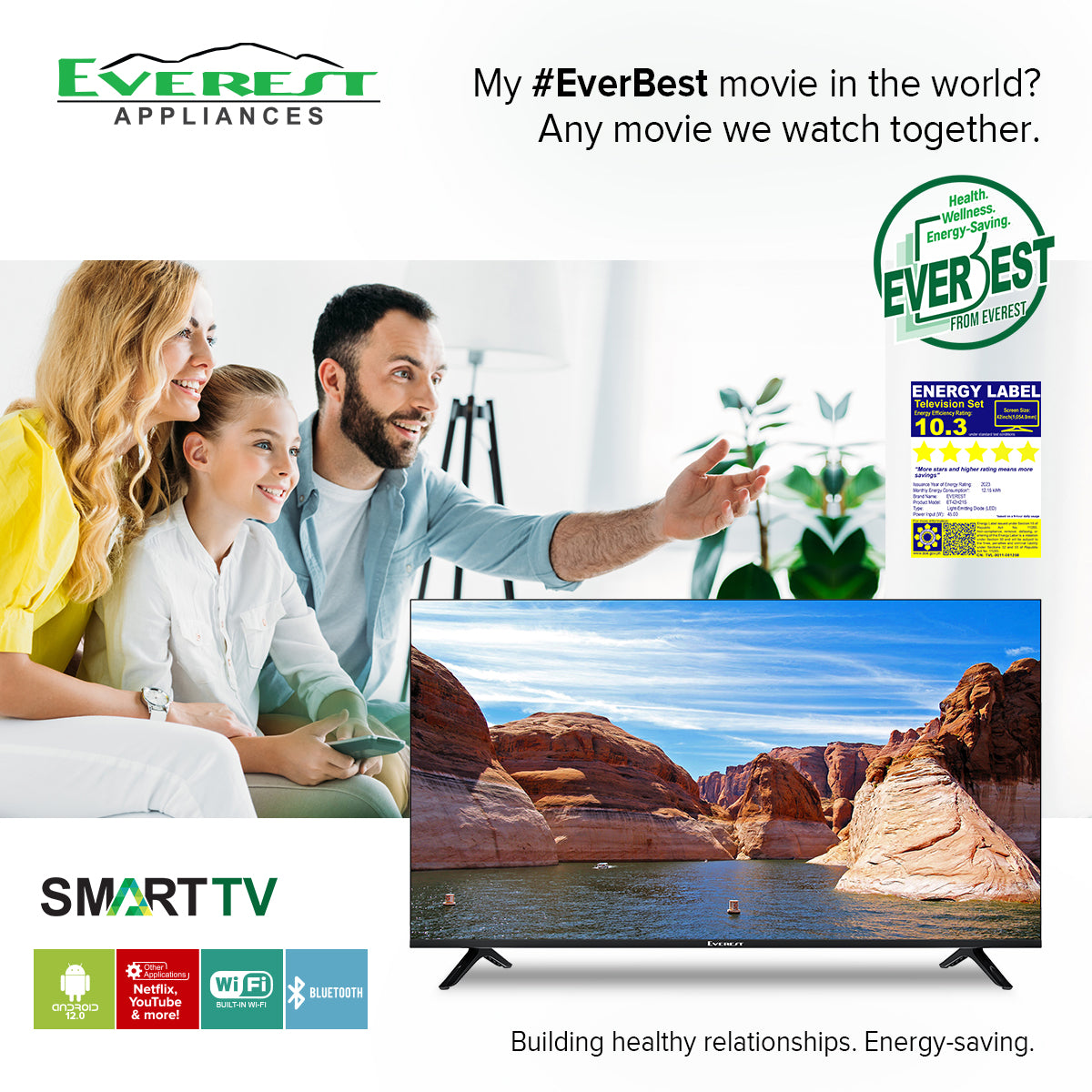 42" SMART TV, Android 12_ET42H21S