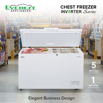 Everest Inverter Chest Freezer 14.2 cu. ft.  - ETCF142IV/H