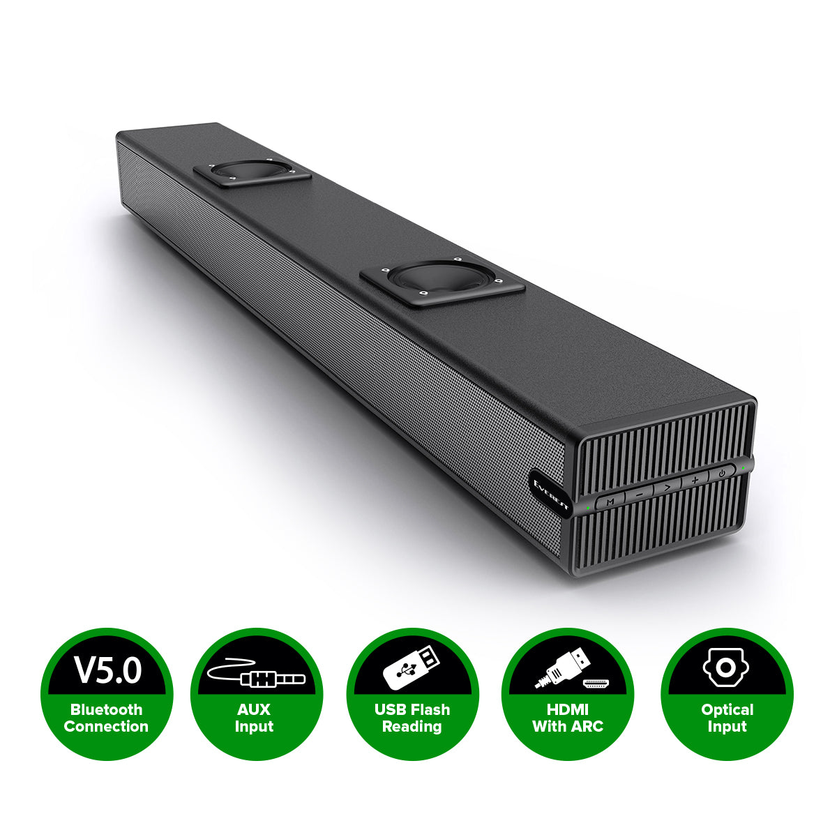 Everest Bluetooth Soundbar With Remote- ETSB100WR