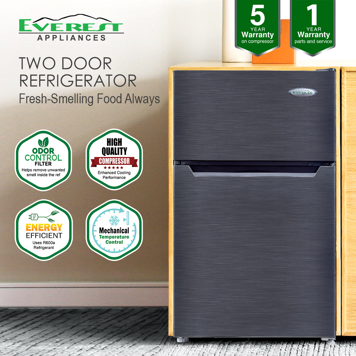 3.1 cu. ft. Two Door Refrigerator_ET2R89L