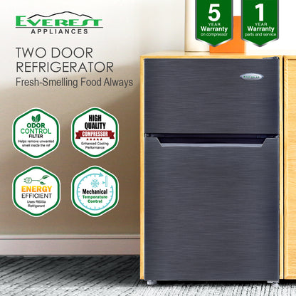 3.1 cu. ft. Two Door Refrigerator