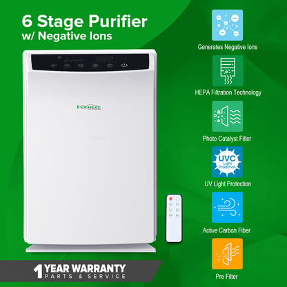 Everest Air Purifier 6 Stage - ETAPRC03U